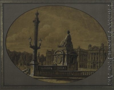 Place de La Concorde, Paris, with the Sculpture 