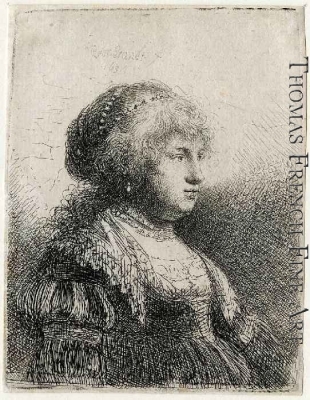 Saskia with Pearls in Her Hair