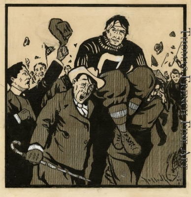 Football Hero (John Sigrist)  (recto) 